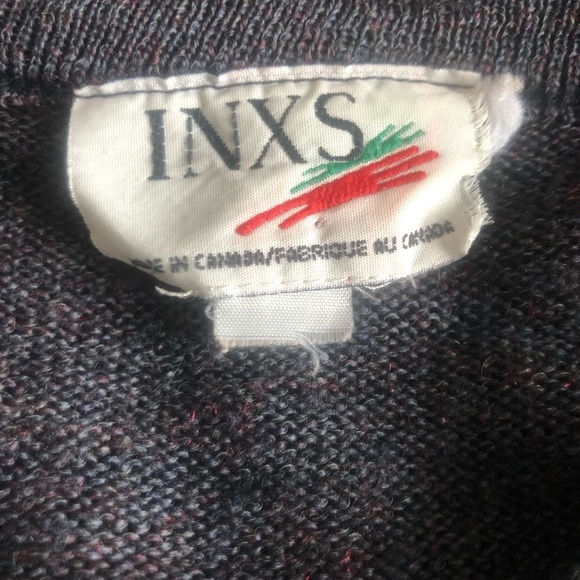 Vintage 90s Aztec Southwestern Wool Blend V-Neck Sweater XXL - Picture 7 of 9